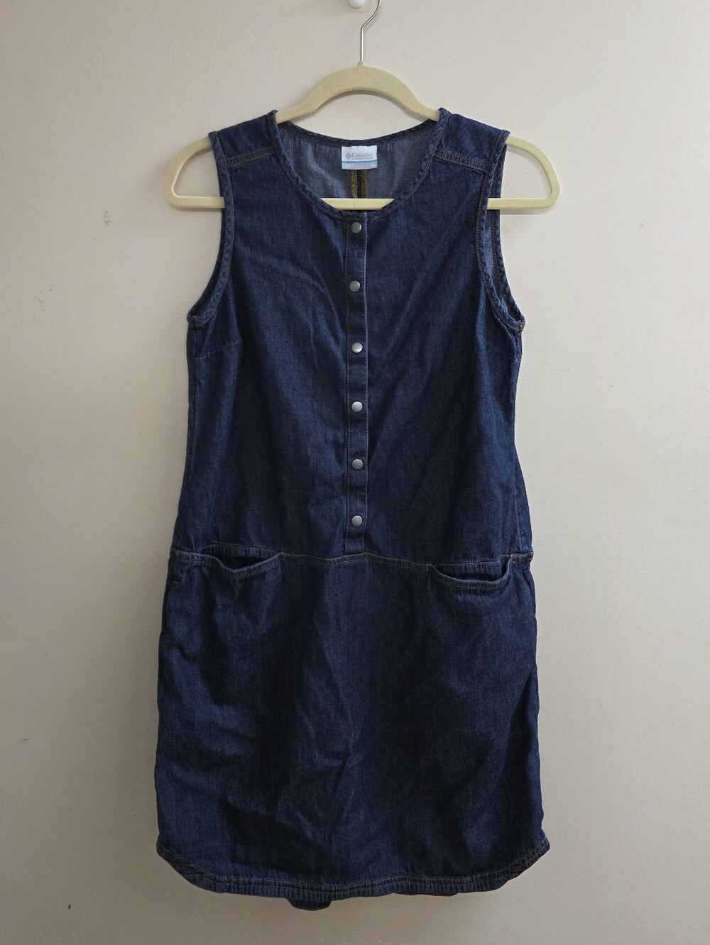 Columbia Denim Sleeveless Dress Medium